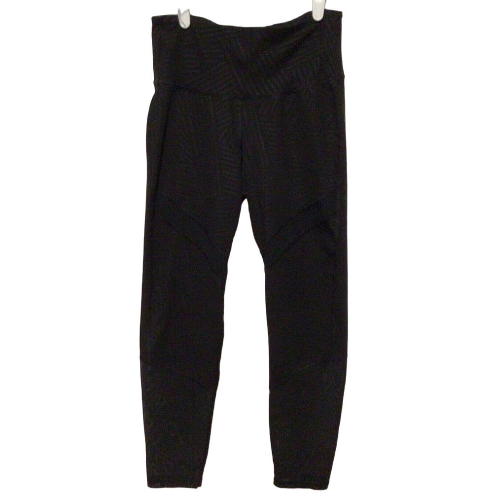 Old Navy Active Black Go-Dry Mesh Cutout Leggings – Size Medium Athleisure